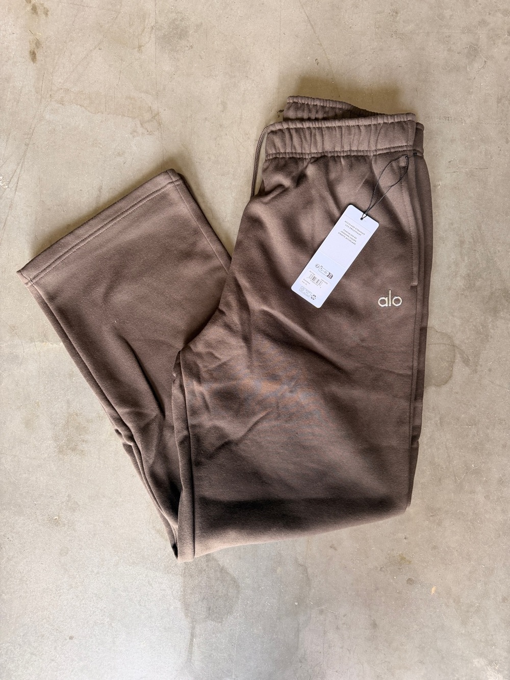 ALO Yoga Taupe Brown Jogger Sweatpants